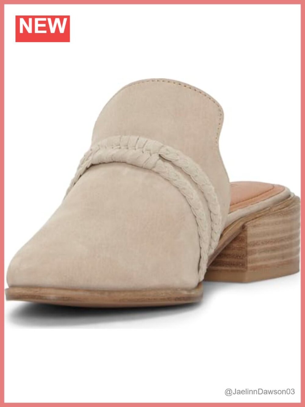 Lucky Brand Marisole Leather Mule Low Top Stacked Heel